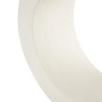 Tavolo Consolle a C con Piano in MDF, Bianco, 12L x 44P x 25H