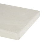 Tavolo Consolle a C con Piano in MDF, Bianco, 12L x 44P x 25H