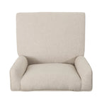 Sedia da ufficio girevole con base cromata