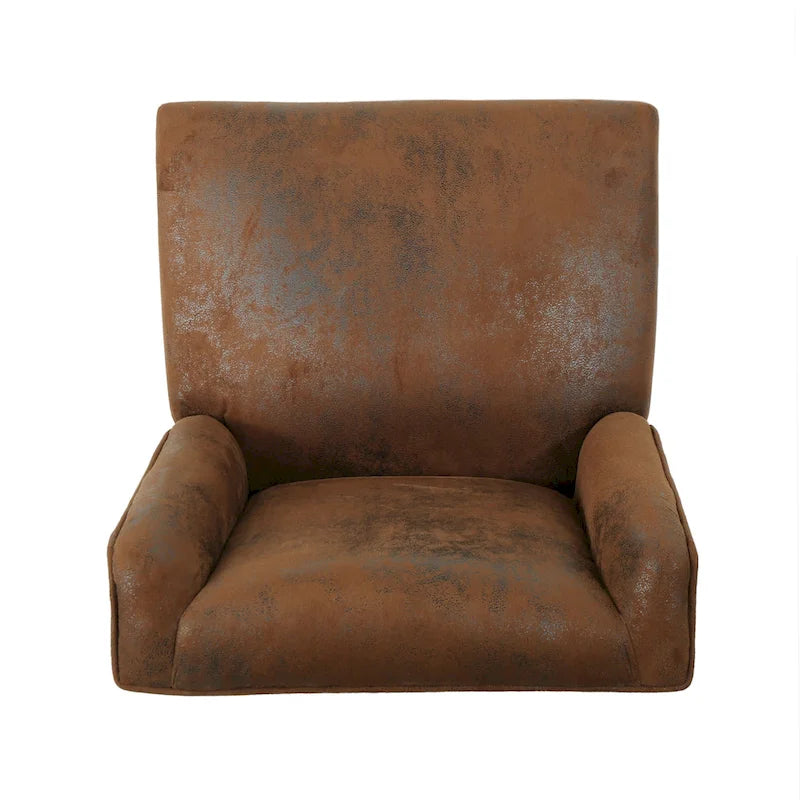 Sedia da ufficio girevole con base cromata