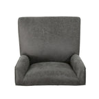Sedia da ufficio girevole con base cromata