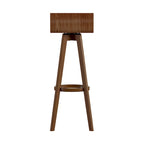 Sgabello girevole in legno di design Mid-Century Modern (set da 2)