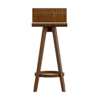 Sgabello girevole in legno di design Mid-Century Modern (set da 2)