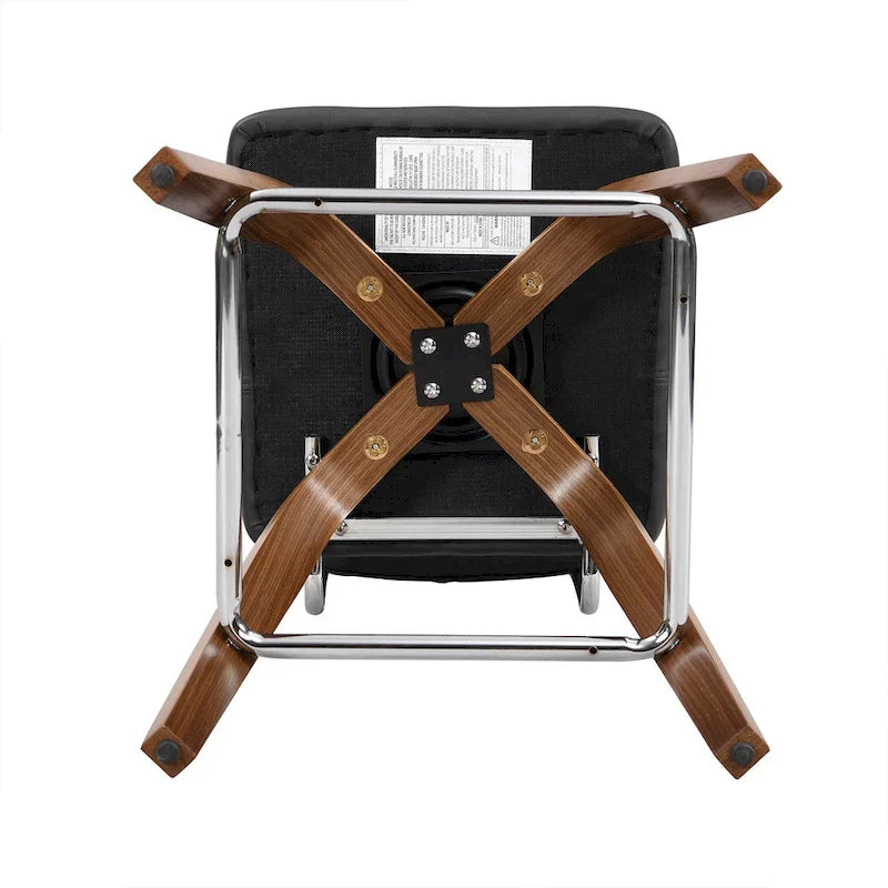 Sgabello da bar girevole ad altezza bancone con sedile in pelle PU