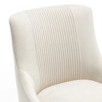 Set di 2 Poltrone Accent Imbottite con Maniglia Posteriore