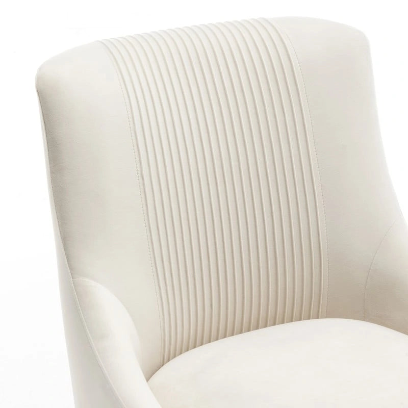 Set di 2 Poltrone Accent Imbottite con Maniglia Posteriore