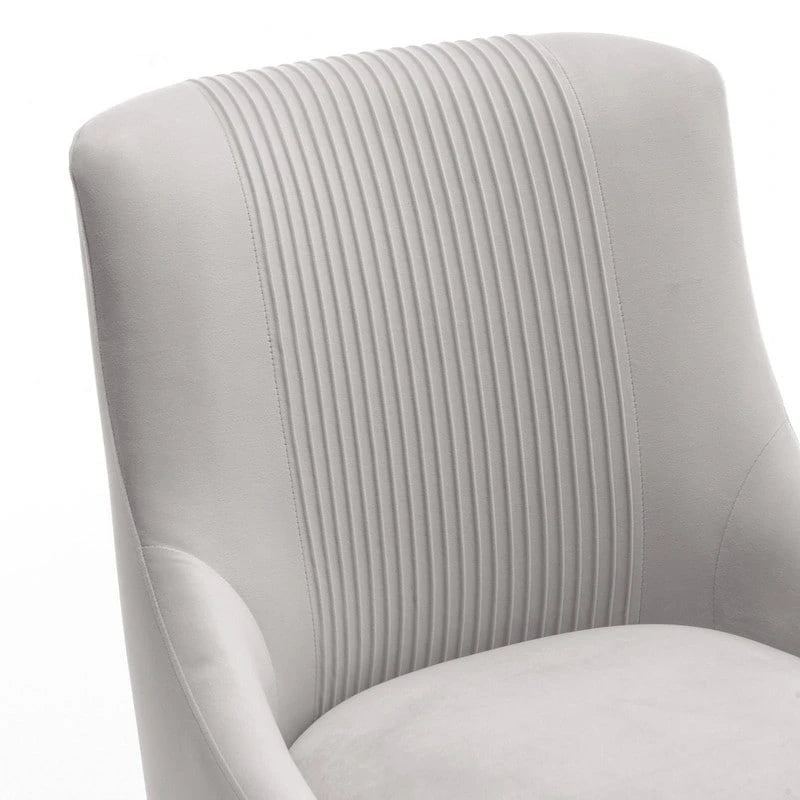 Set di 2 Poltrone Accent Imbottite con Maniglia Posteriore