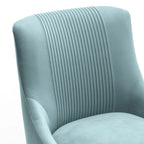 Set di 2 Poltrone Accent Imbottite con Maniglia Posteriore