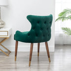 Poltrona accent in velluto Mid-Century Modern