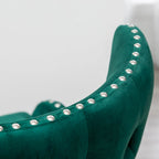 Poltrona accent in velluto Mid-Century Modern