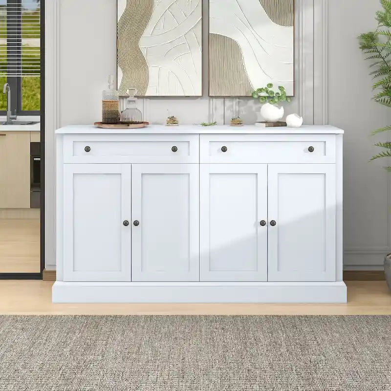 Madia/Credenza con 2 Cassetti e 4 Ante