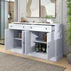 Madia/Credenza con 2 Cassetti e 4 Ante