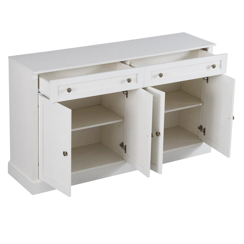 Madia/Credenza con 2 Cassetti e 4 Ante