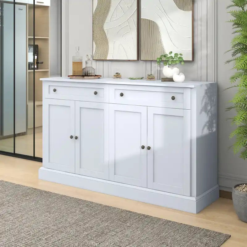 Madia/Credenza con 2 Cassetti e 4 Ante