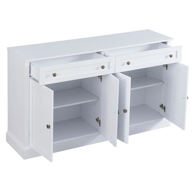 Madia/Credenza con 2 Cassetti e 4 Ante