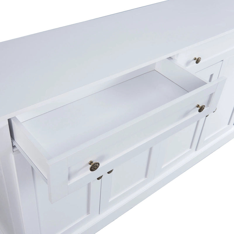 Madia/Credenza con 2 Cassetti e 4 Ante