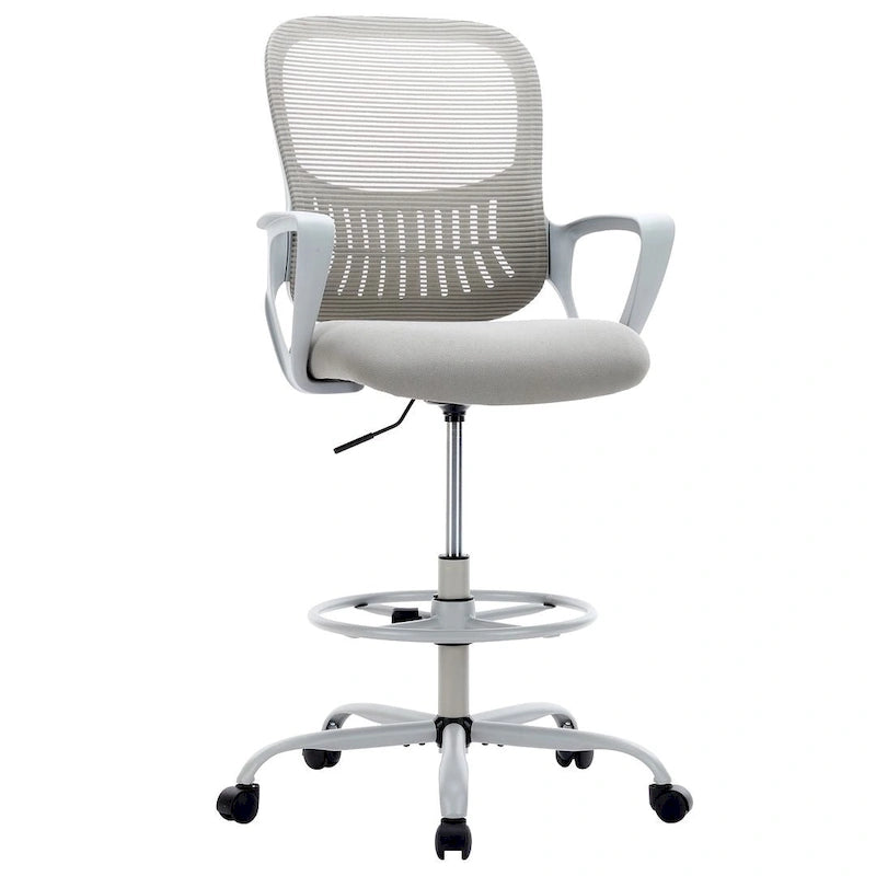 Sedia da disegno regolabile in altezza con supporto lombare