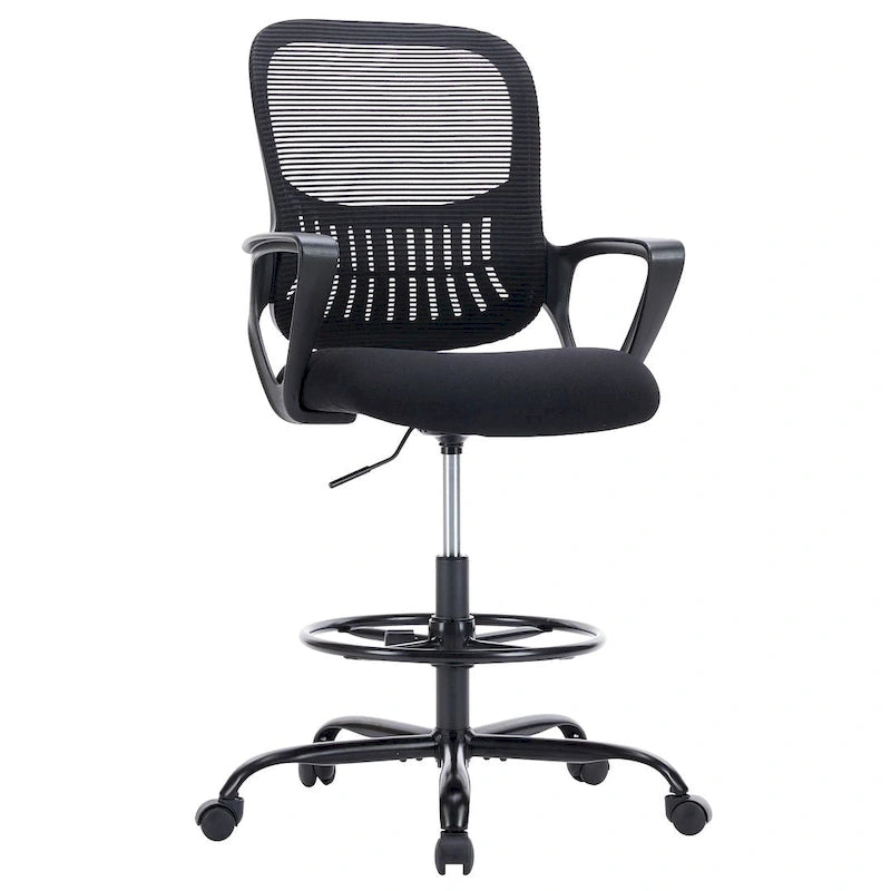 Sedia da disegno regolabile in altezza con supporto lombare