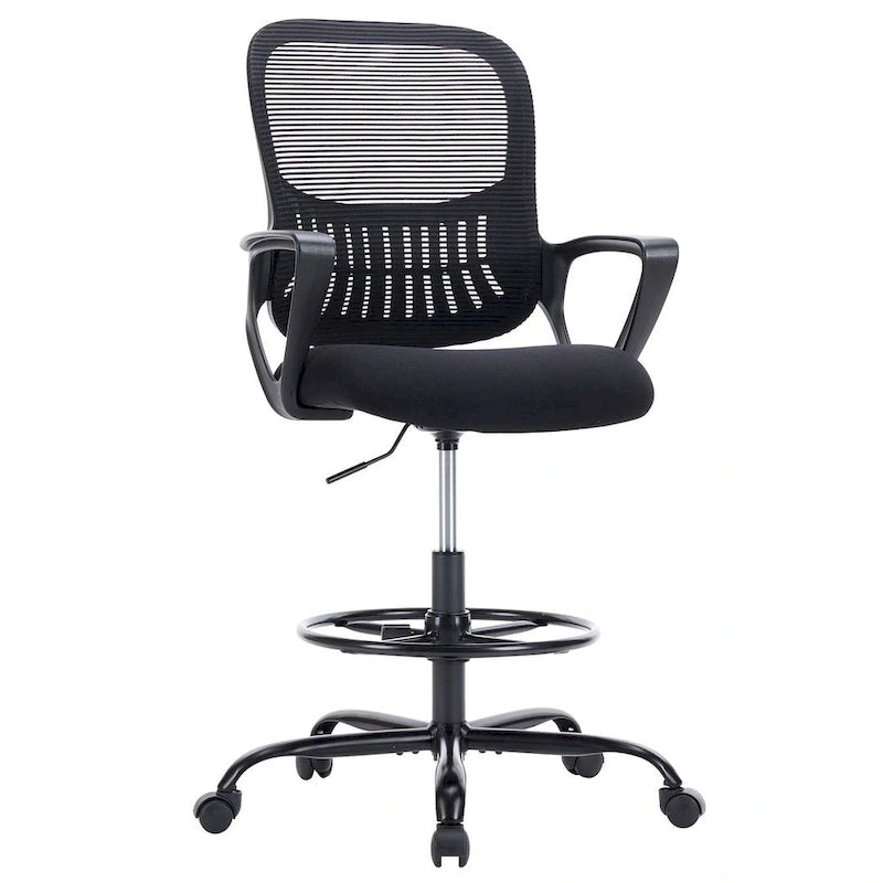Sedia da disegno regolabile in altezza con supporto lombare
