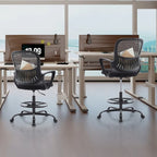 Sedia da disegno regolabile in altezza con supporto lombare