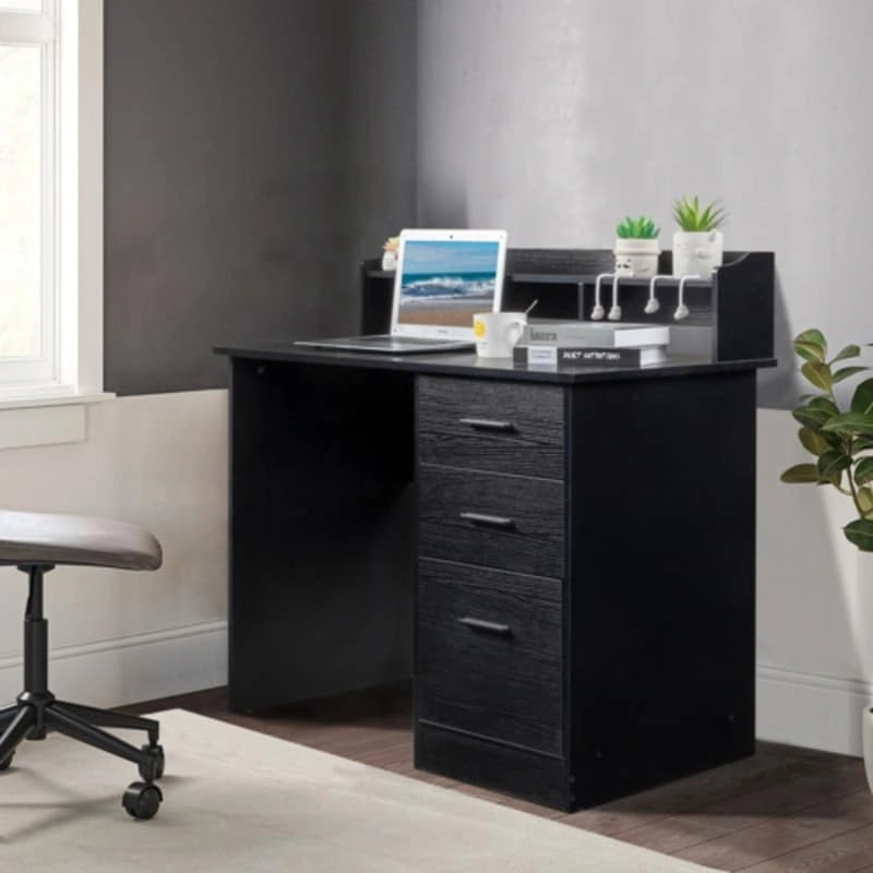 Scrivania per Computer con Cassetto e Ripiano Aperto