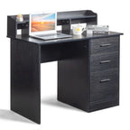 Scrivania per Computer con Cassetto e Ripiano Aperto