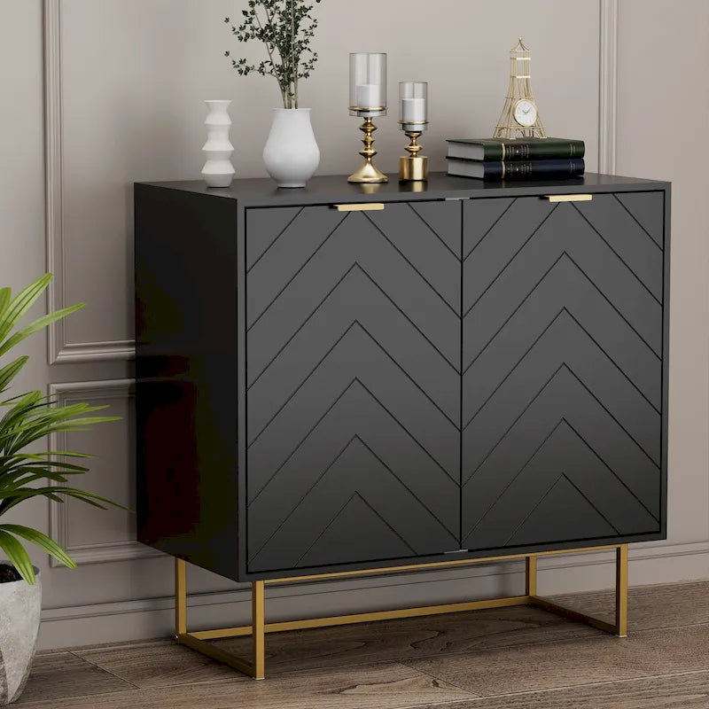 Madia Credenza con Ripiano Regolabile