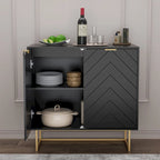 Madia Credenza con Ripiano Regolabile