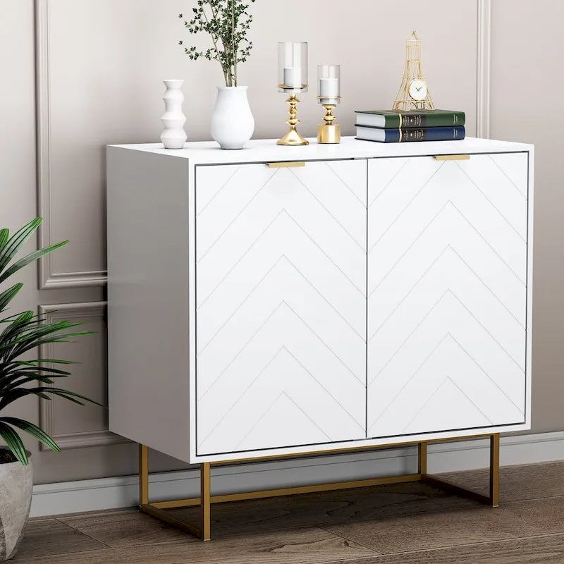 Madia Credenza con Ripiano Regolabile