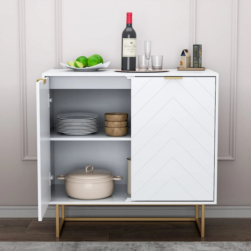 Madia Credenza con Ripiano Regolabile
