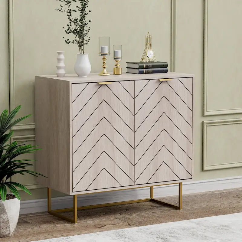 Madia Credenza con Ripiano Regolabile