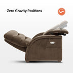 Poltrona reclinabile elettrica Zero Gravity con poggiatesta regolabile