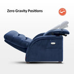 Poltrona reclinabile elettrica Zero Gravity con poggiatesta regolabile